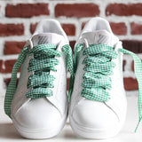 lacets vichy vert stan smith