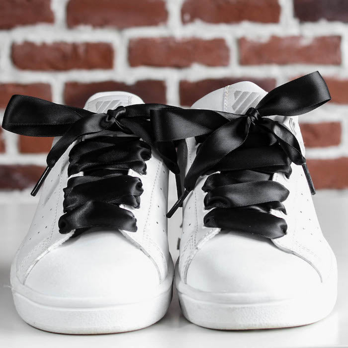 Lacets Ruban Satin Noirs Lacets originaux Furious Laces