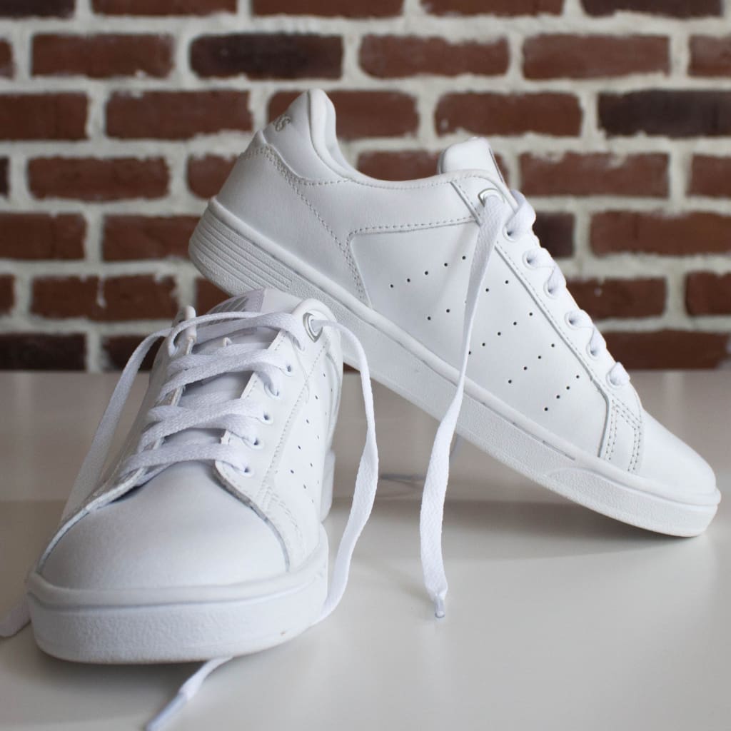 1 paire Accessoire minimaliste lacets blanc chaussures pour