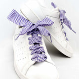 Lacets Vichy - Violet