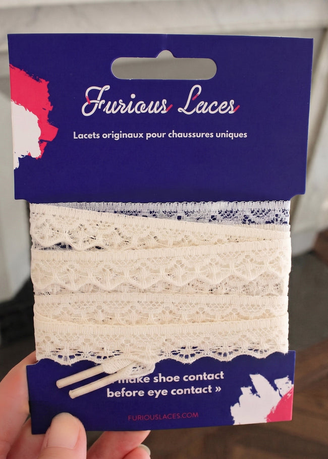 Lacets Dentelles Crème