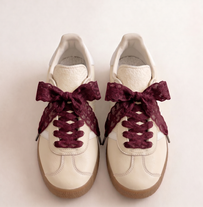 Lacets Dentelles Bordeaux