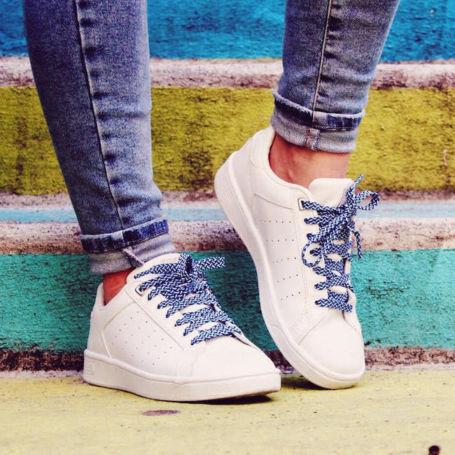 Lacets bleus sales