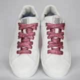 lacets rose paillettes