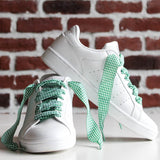 lacets vichy vert stan smith