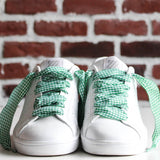 lacets vichy vert stan smith