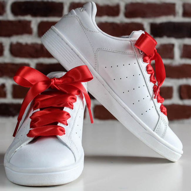 Lacets Ruban Satin Rouges – Lacets originaux | Furious Laces