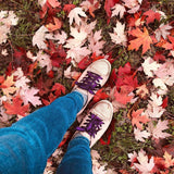 Lacets Paillettés - Purple