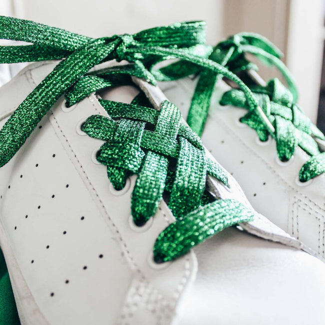 Lacets paillettes sales